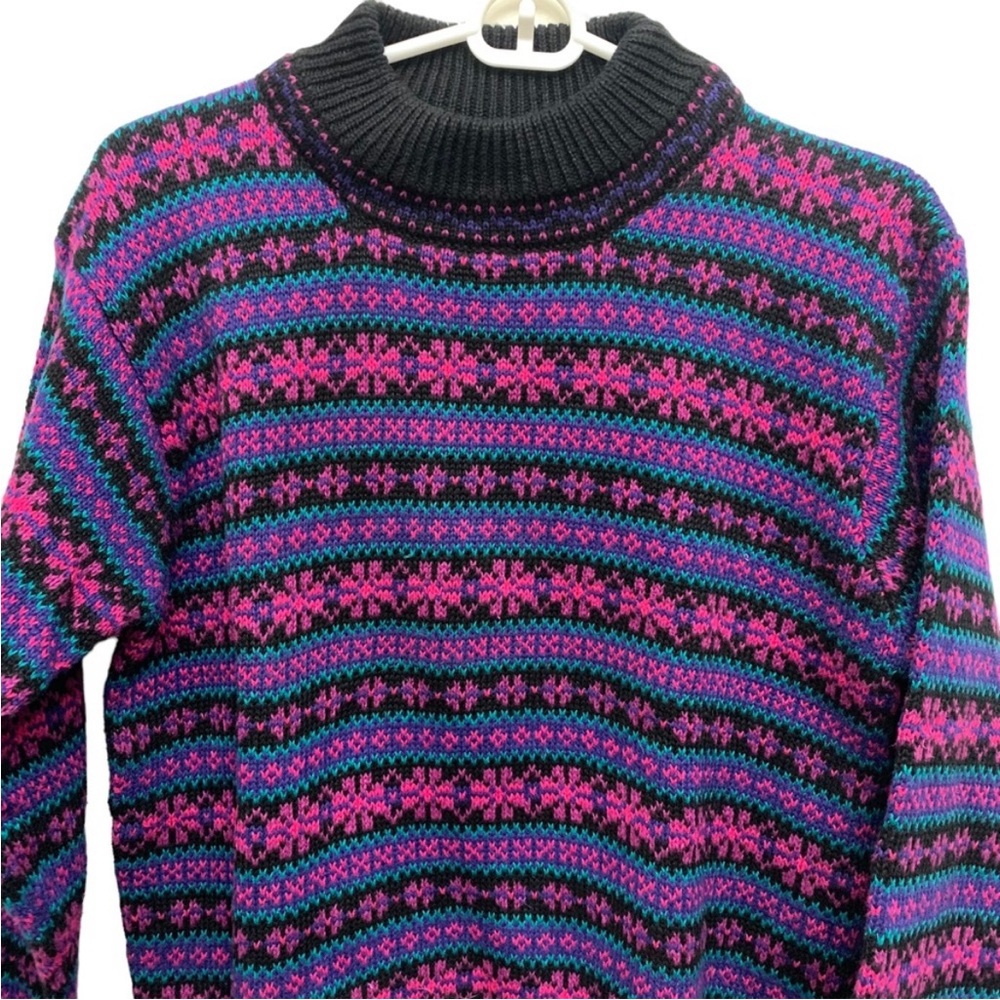 VTG Erika Colorful Knit Sweater - Picture 2 of 11